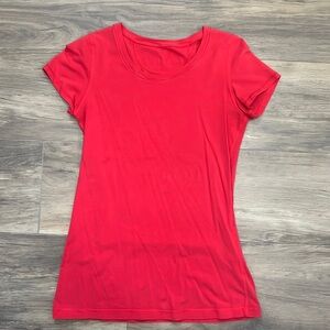 Lululemon active tee size 6 red
